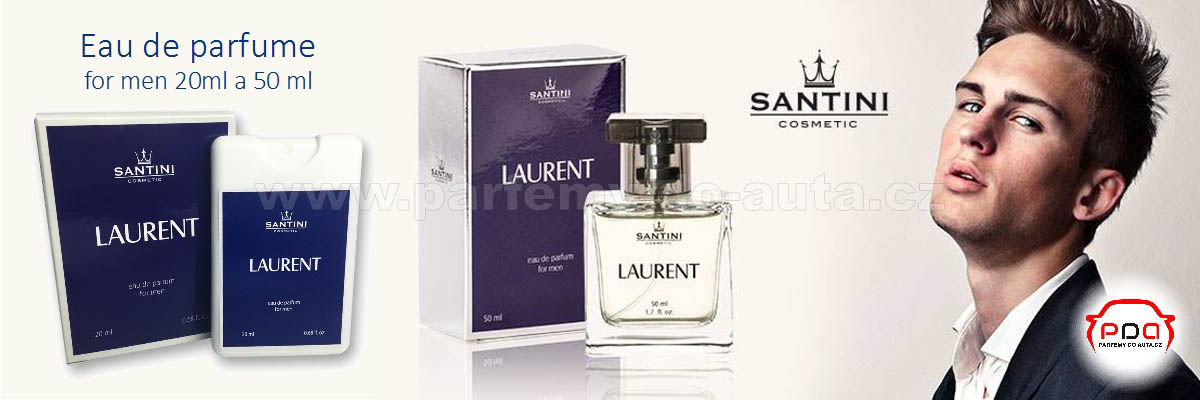 Santini Laurent pánský parfém dřevitý bergamot objem 50ml a 20ml